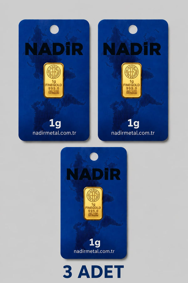 Nadir Gold 3 Gram Külçe Altın 24 Ayar