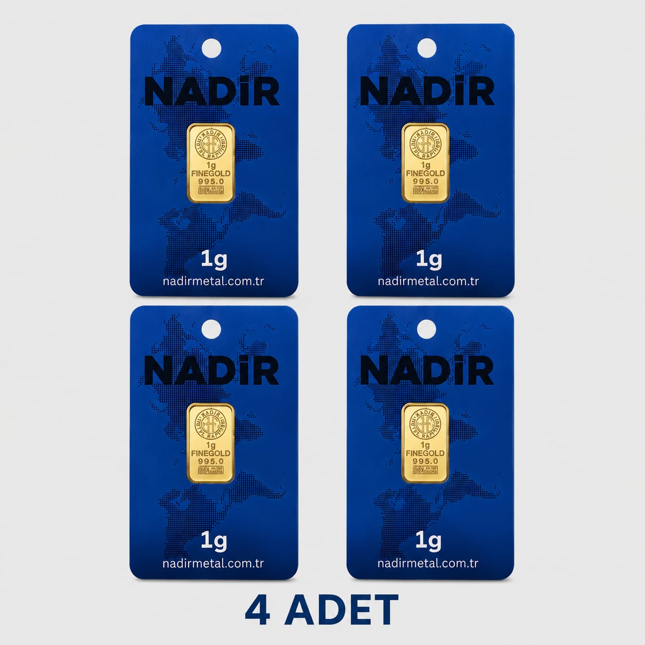 Nadir Gold 4 Gram Külçe Altın 24 Ayar