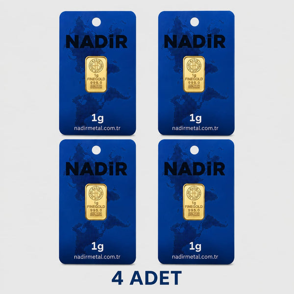 Nadir Gold 4 Gram Külçe Altın 24 Ayar
