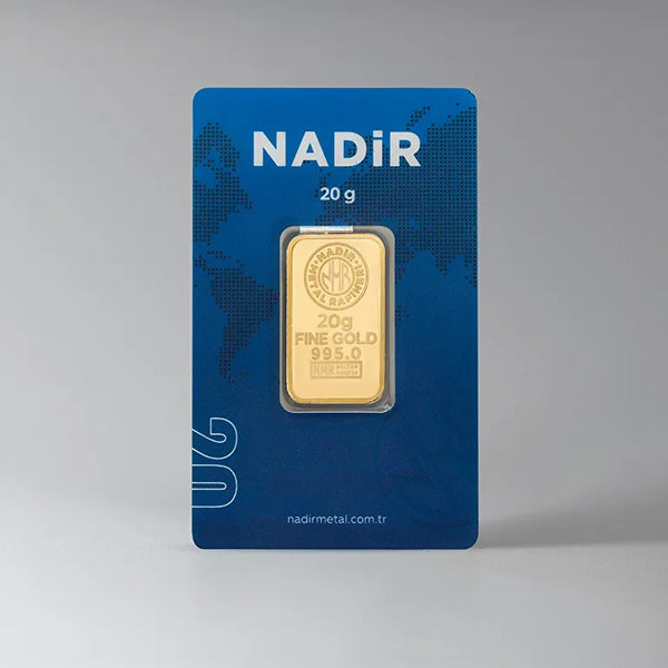 Nadir Gold 20 Gram Külçe Altın 24 Ayar