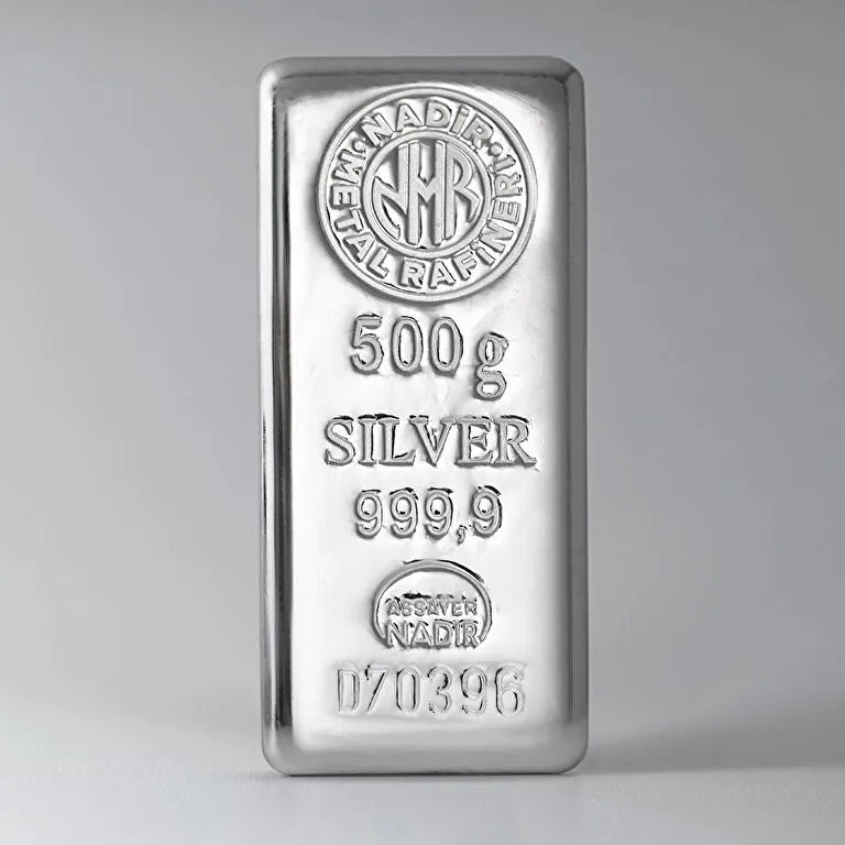 500 Gram Gümüş Külçe 999.9