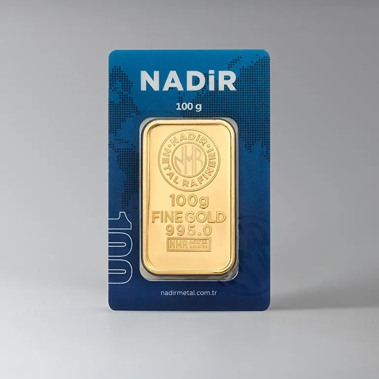 Nadir Gold 100 Gram Külçe Altın 24 Ayar