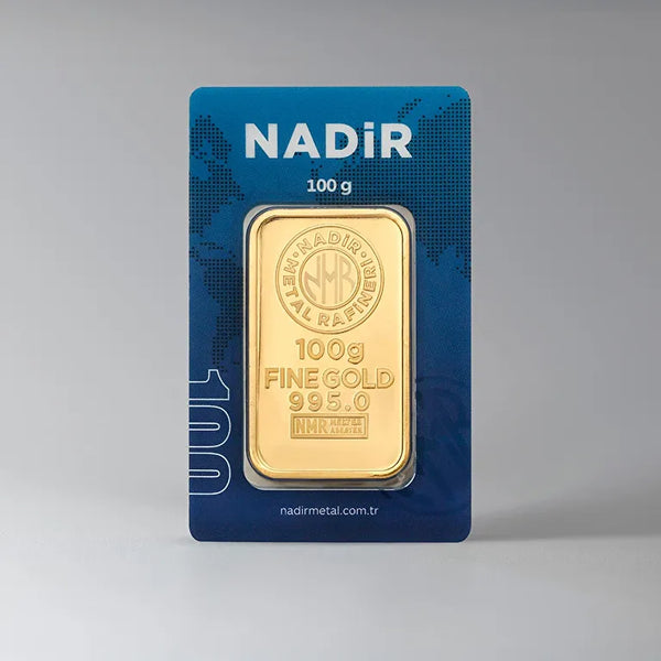 Nadir Gold 100 Gram Külçe Altın 24 Ayar